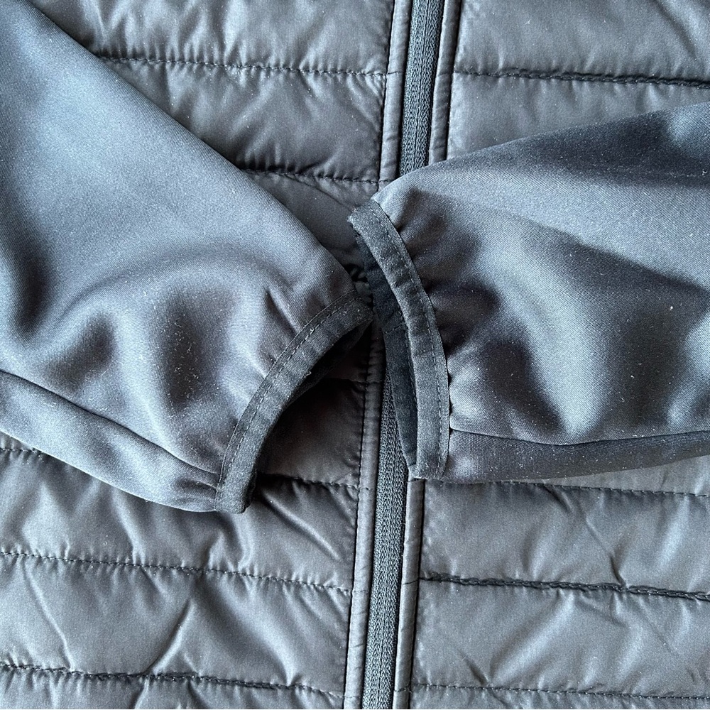 Produkt ~ Quilted Zip Front Hooded Jacket ~ Black ~ Men’s Size Small - Picture 8 of 14